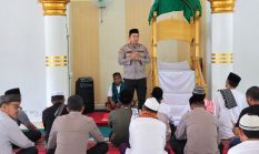 Kapolres Bolmut Sampaikan ini saat Jumat Keliling di Masjid Al-Munawar Boroko,
