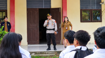 Dir Binmas Polda Sulut Ingatkan Pelajar SMAN 8 Manado Akan Hal ini