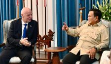 Presiden Prabowo Subianto menerima Presiden Federasi Sepak Bola Internasional (FIFA), Gianni Infantino, di Istana Merdeka, Jakarta, pada Senin, 5 Oktober 2026. Foto: BPMI Setpres/Rusman