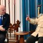 Presiden Prabowo Subianto menerima Presiden Federasi Sepak Bola Internasional (FIFA), Gianni Infantino, di Istana Merdeka, Jakarta, pada Senin, 5 Oktober 2026. Foto: BPMI Setpres/Rusman