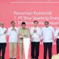 Presiden Prabowo Subianto secara resmi memulai komersialisasi dan groundbreaking 11 ekosistem hilirisasi nikel dengan total keseluruhan nilai investasi mencapai USD10,2 miliar atau sekitar Rp180 triliun serta melepas ekspor perdana baterai kendaraan listrik, di kawasan Indonesia Weda Bay Industrial Park (IWIP), Kabupaten Halmahera Tengah, Provinsi Maluku Utara, Kamis, 8 Oktober 2026. Foto: BPMI Setpres/Muchlis Jr